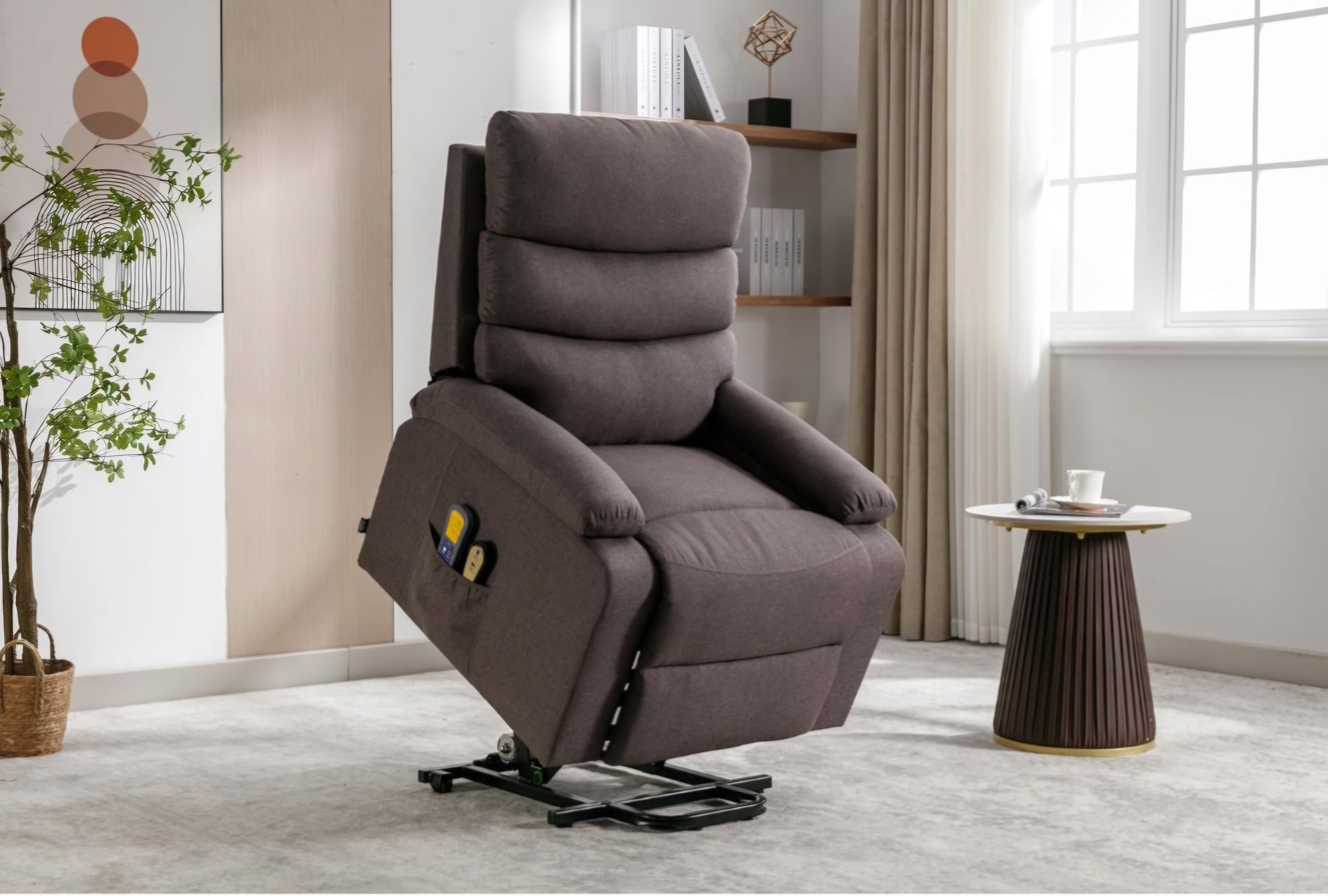 vidaXL Stand up Massage Chair automatic مساج و تحكم الكتروني