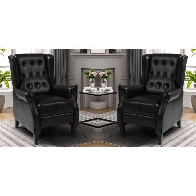 Leather Recliner Chair(Set of 2), Special offer on 2 leather chairs at the offer price كرستين جلد بسعر خاص