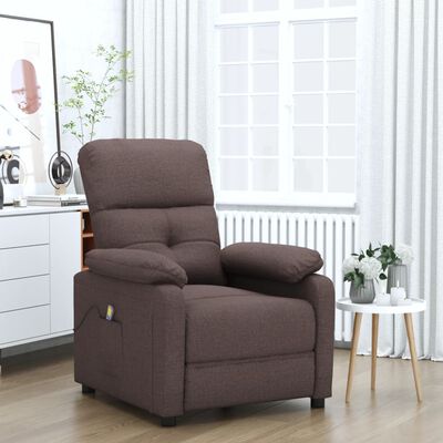 vidaXL Electric Stand up Massage Recliner Chair Fabric 