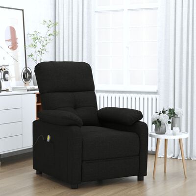 vidaXL Massage Recliner Chair Fabric